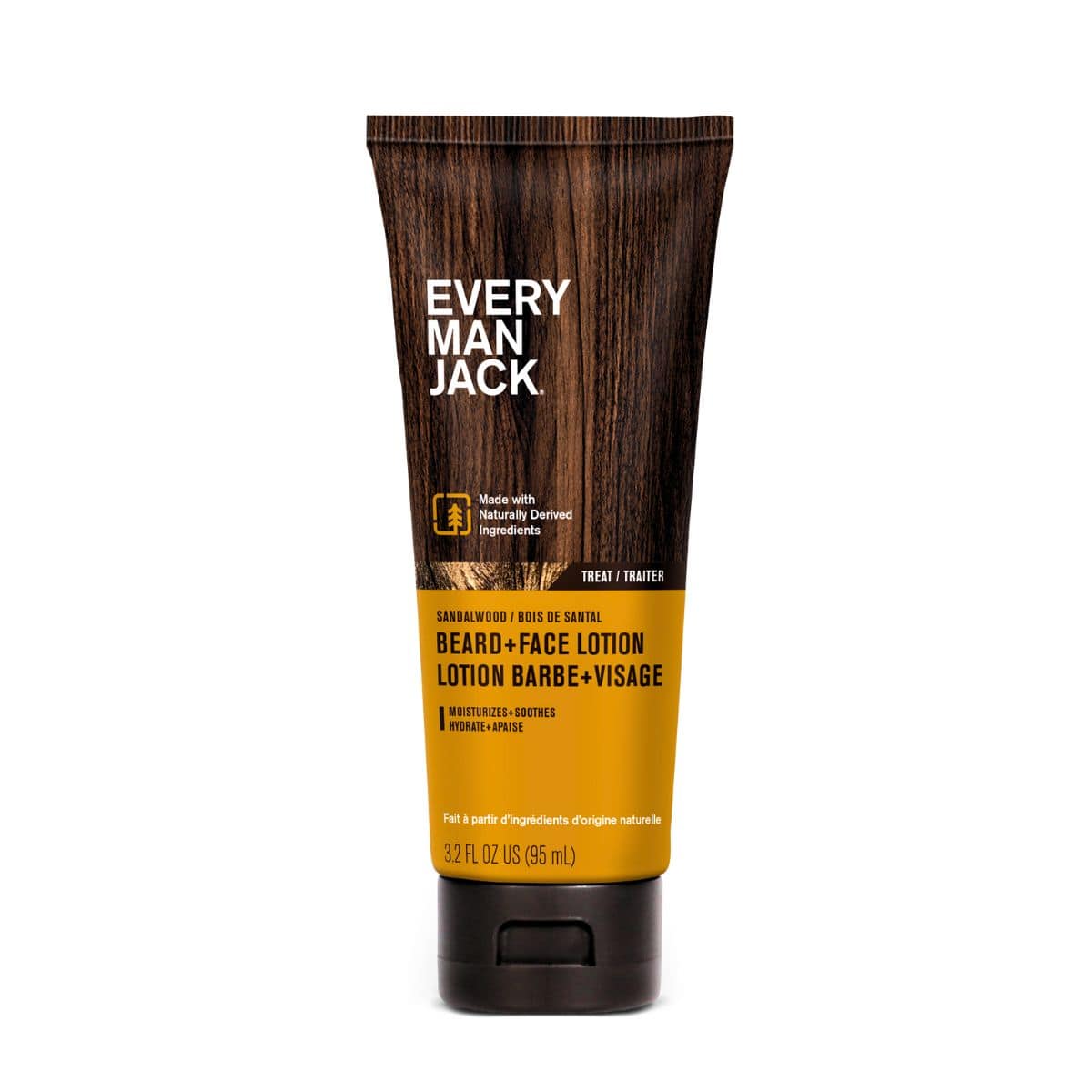 Every Man Jack Face + Beard Lotion Sandalwood, 95ml