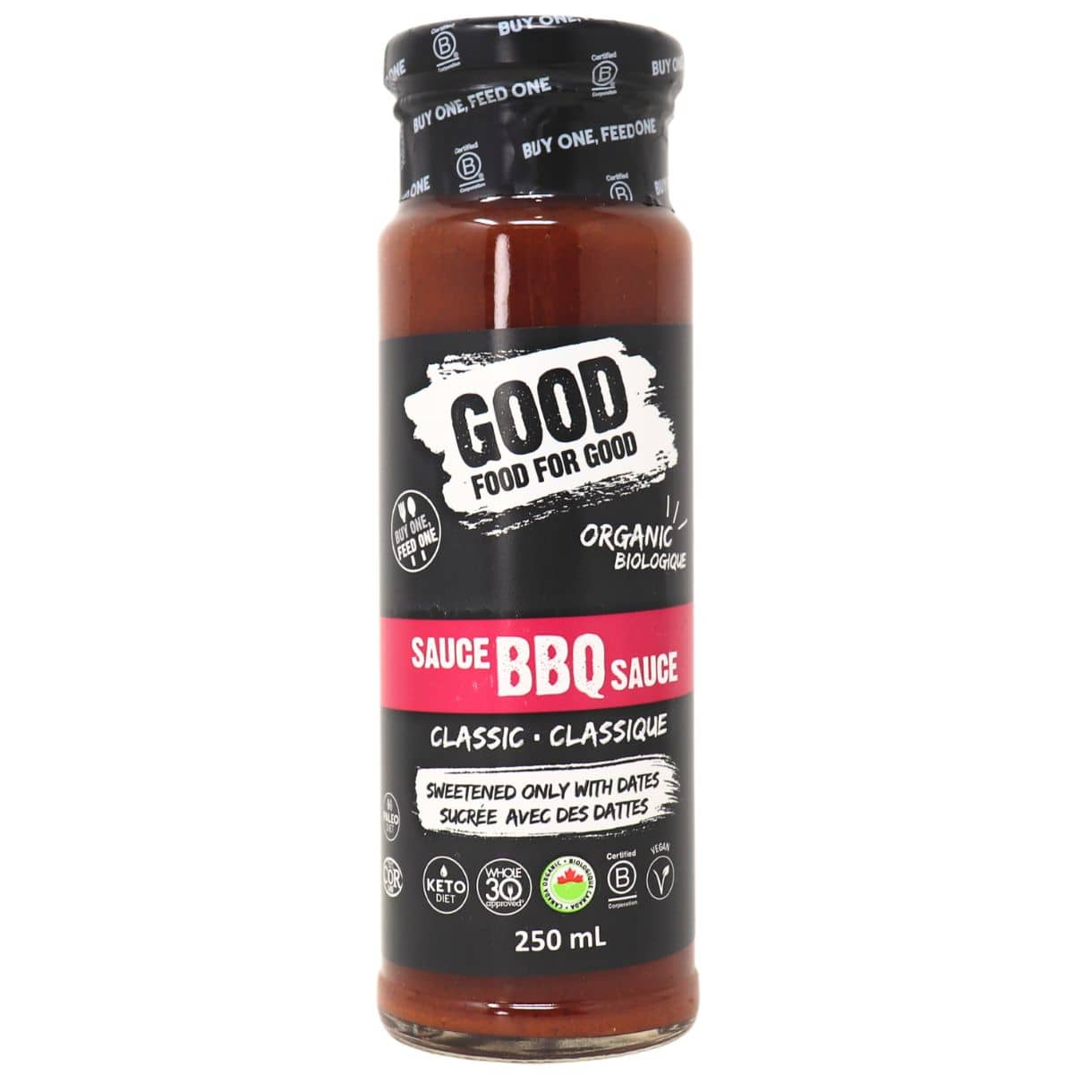 Good Food For Good Paleo BBQ Sauce, 250mL