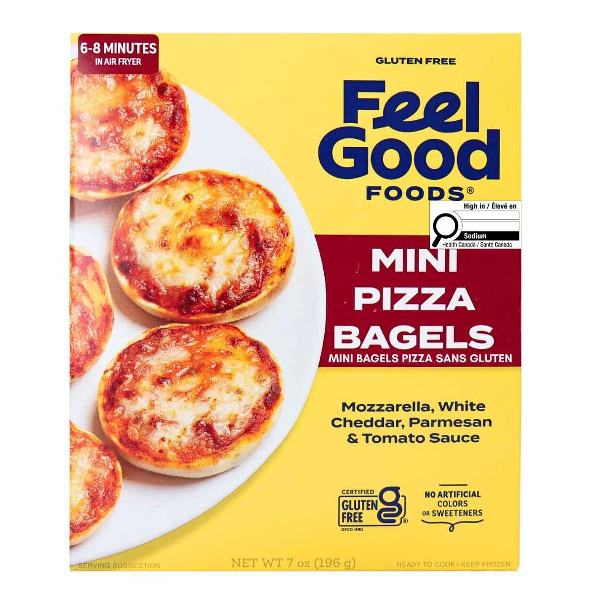 Feel Good Foods Gluten-Free Mini Pizza Bagels, 196g