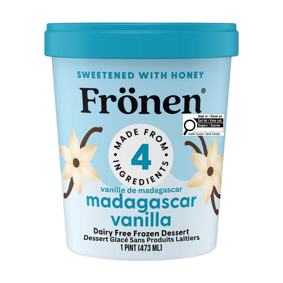 Frönen Dairy-Free Ice Cream Madagascar Vanilla, 473 mL