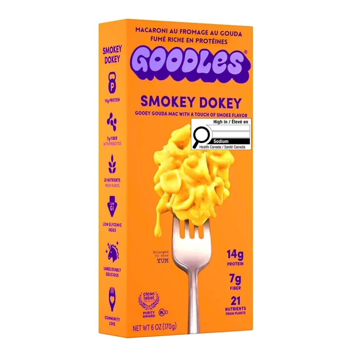 Goodles Protein Mac And Cheese Gooey Gouda Smokey Dokey, 170g