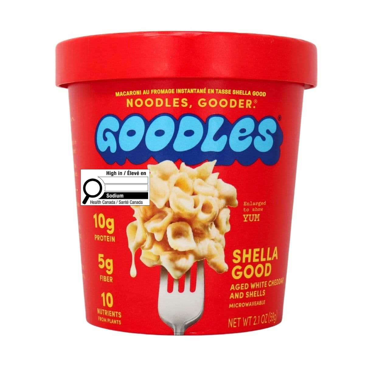 Goodles Instant Mac & Cheese Cup Shella Good, 59 g