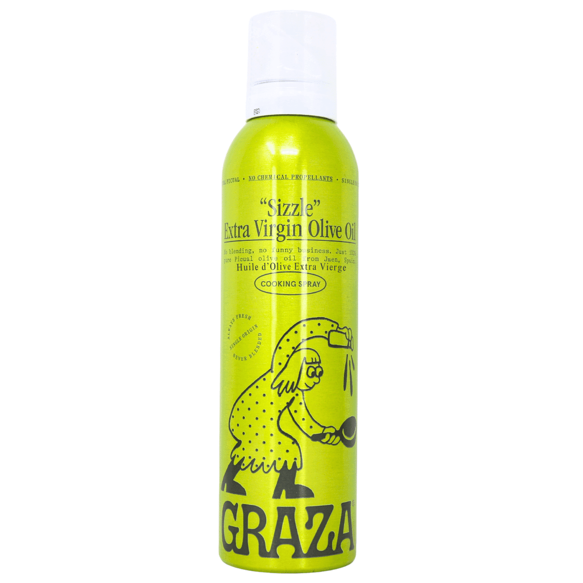 Graza Sizzle EVOO High Heat Cooking Oil Spray, 142 mL