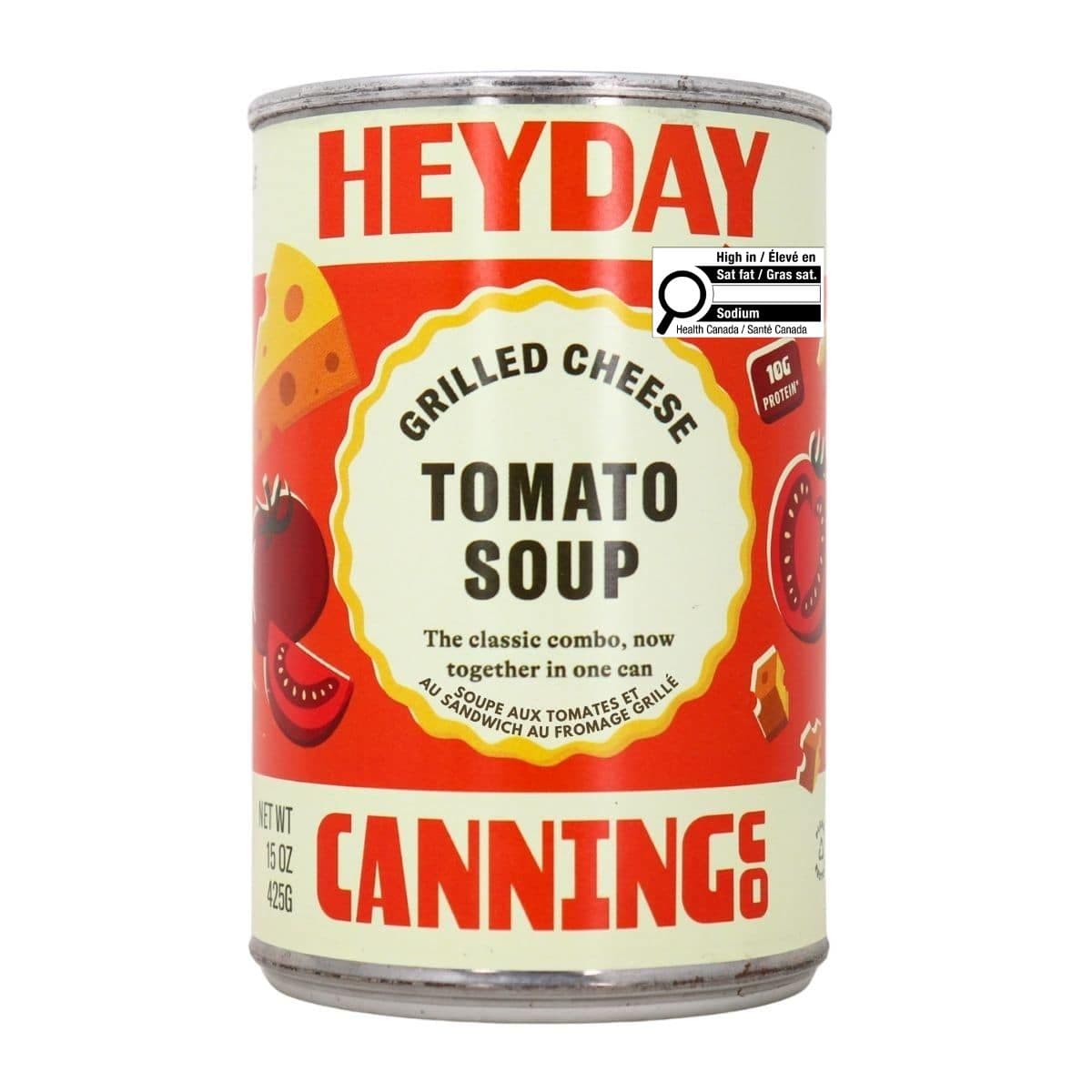 Heyday Canning Co. Grilled Cheese Tomato Soup, 425 g