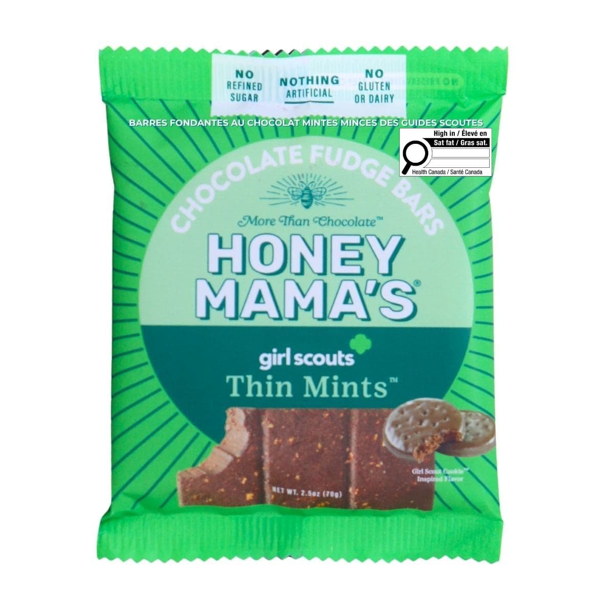 Honey Mama’s Gluten-Free Cocoa Truffle Bars Girl Scouts Thin Mints, 70 g