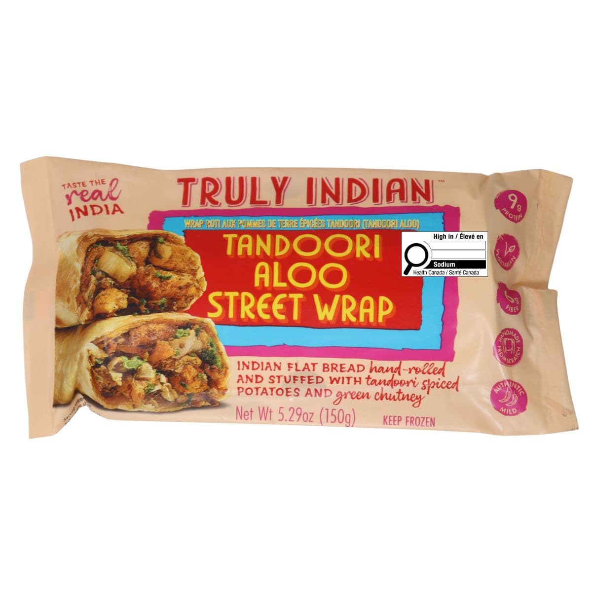 Truly Indian Tandoori Aloo Roti Wrap, 150 g