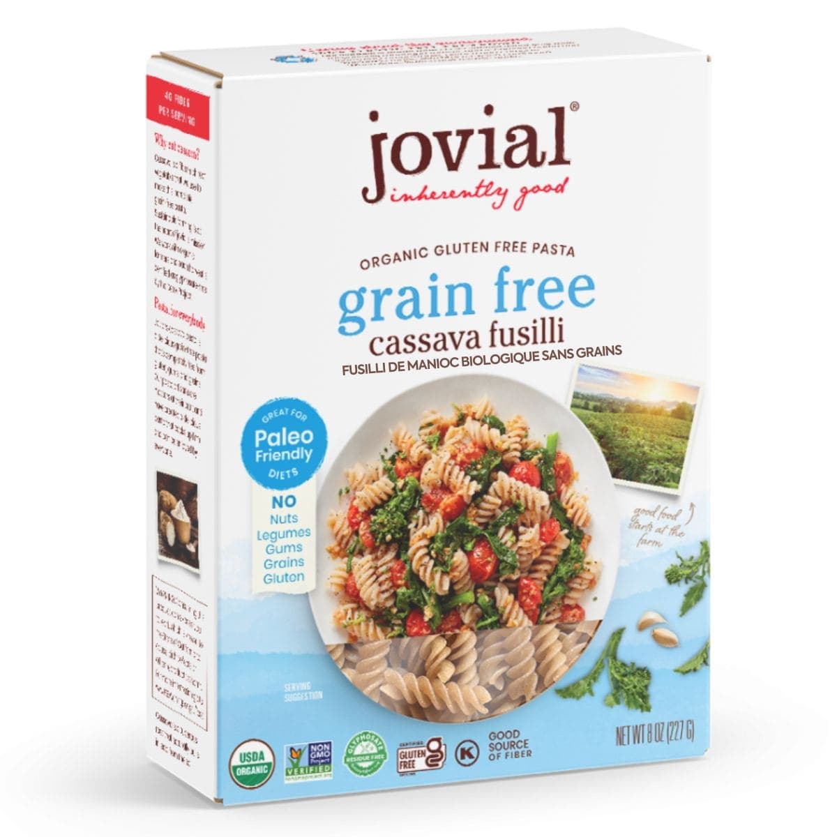 Jovial Organic Grain-Free Cassava Fusilli, 227g