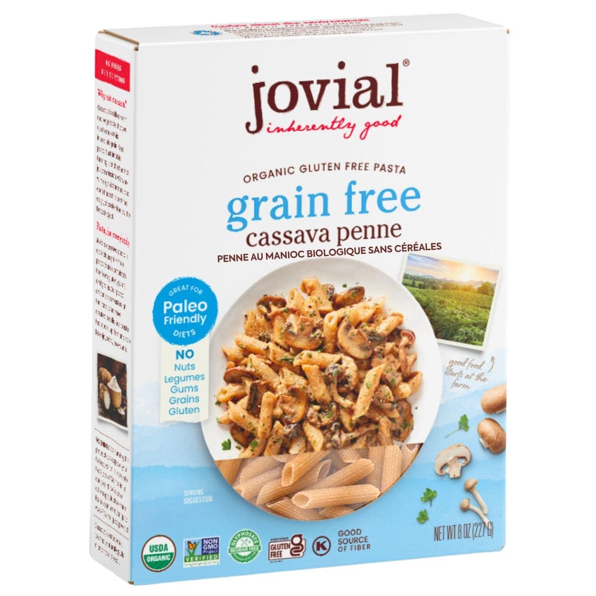 Jovial Organic Grain-Free Cassava Penne, 227g