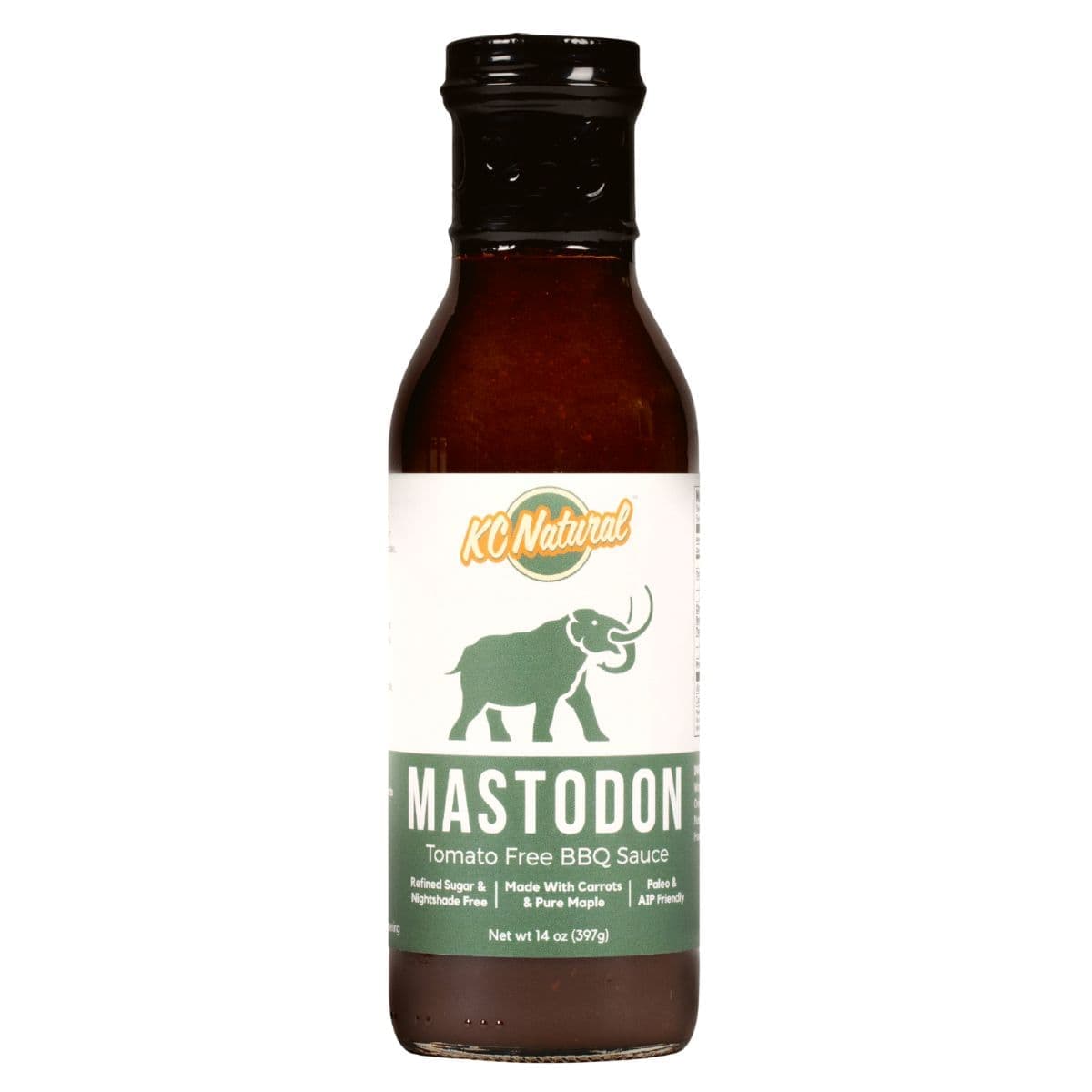KC Natural Paleo & AIP Tomato-Free BBQ Sauce Mastodon, 397g