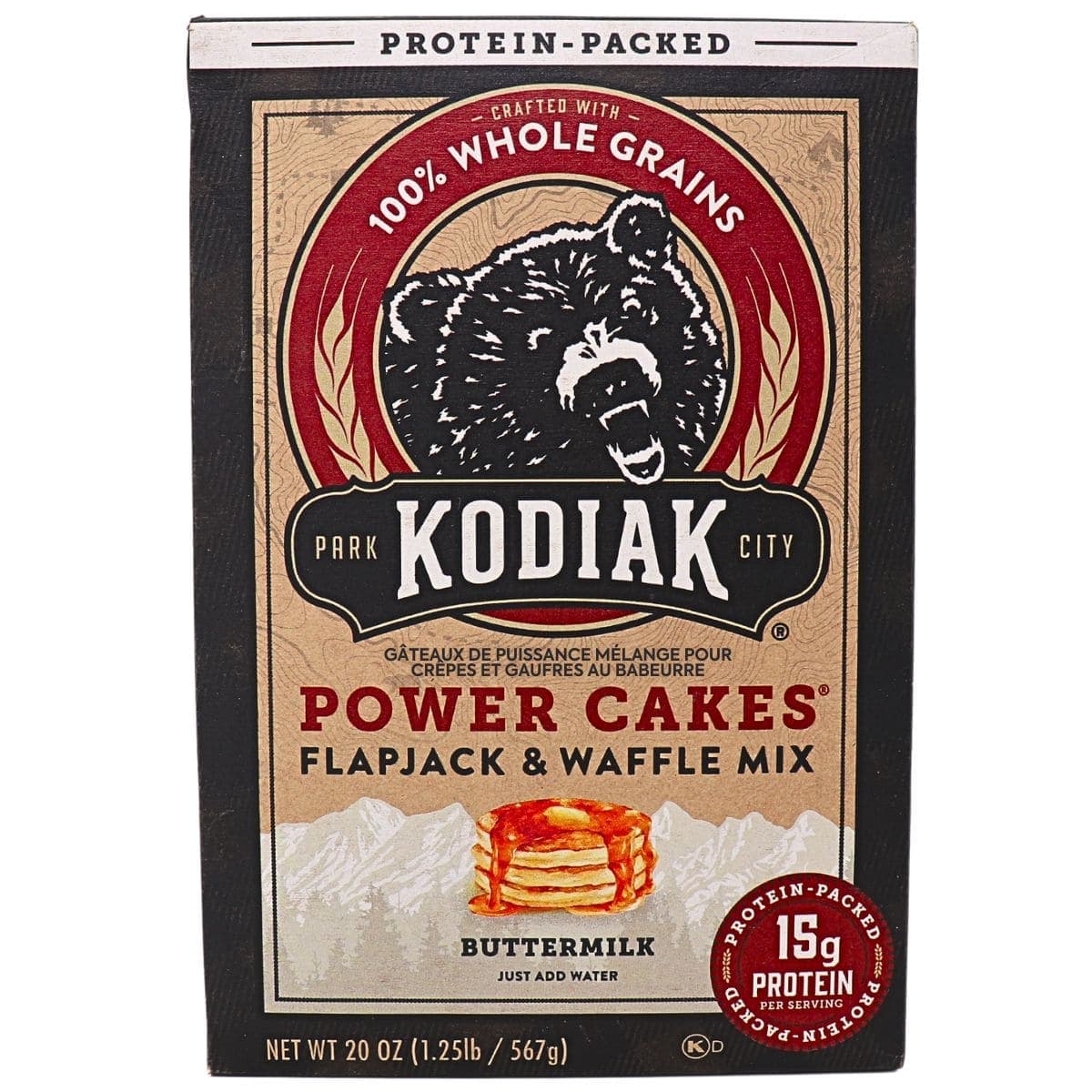 Kodiak Buttermilk Pancake & Waffle Mix, 567g
