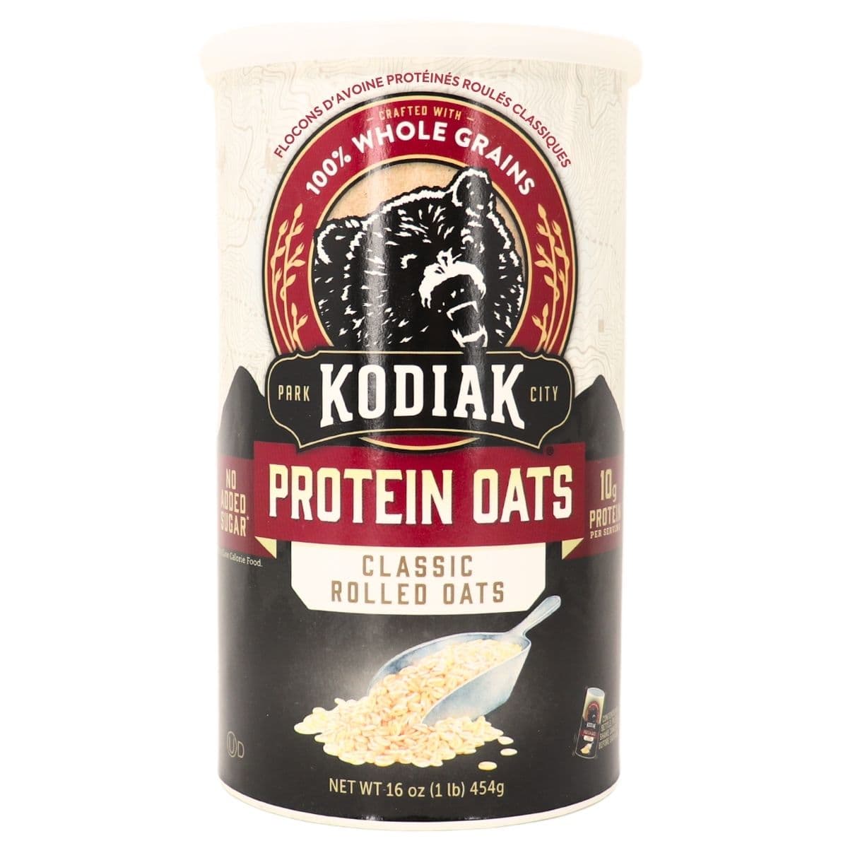 Kodiak Protein Oats Canister Classic Rolled Oats, 454g