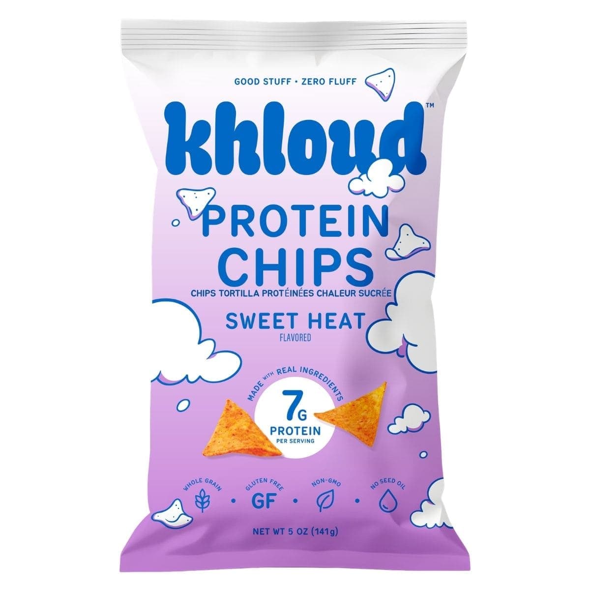 Khloud Protein Tortilla Chips Sweet Heat, 141g