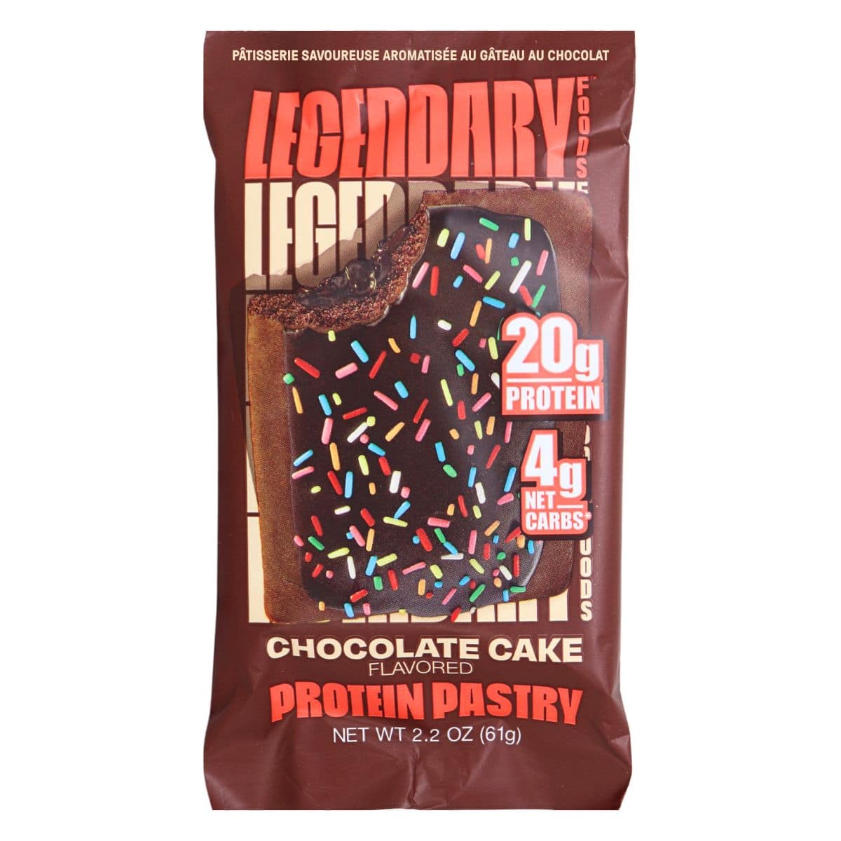 Legendary Foods Protein Pastry Chocolate Cake Flavoured, 61g