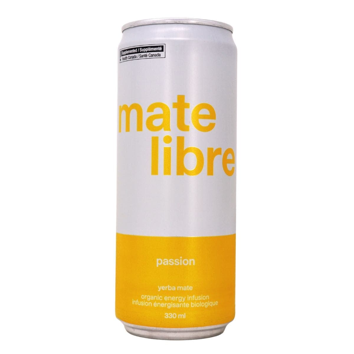 Mate Libre Organic Yerba Mate Energy Infusion Passion, 330 mL
