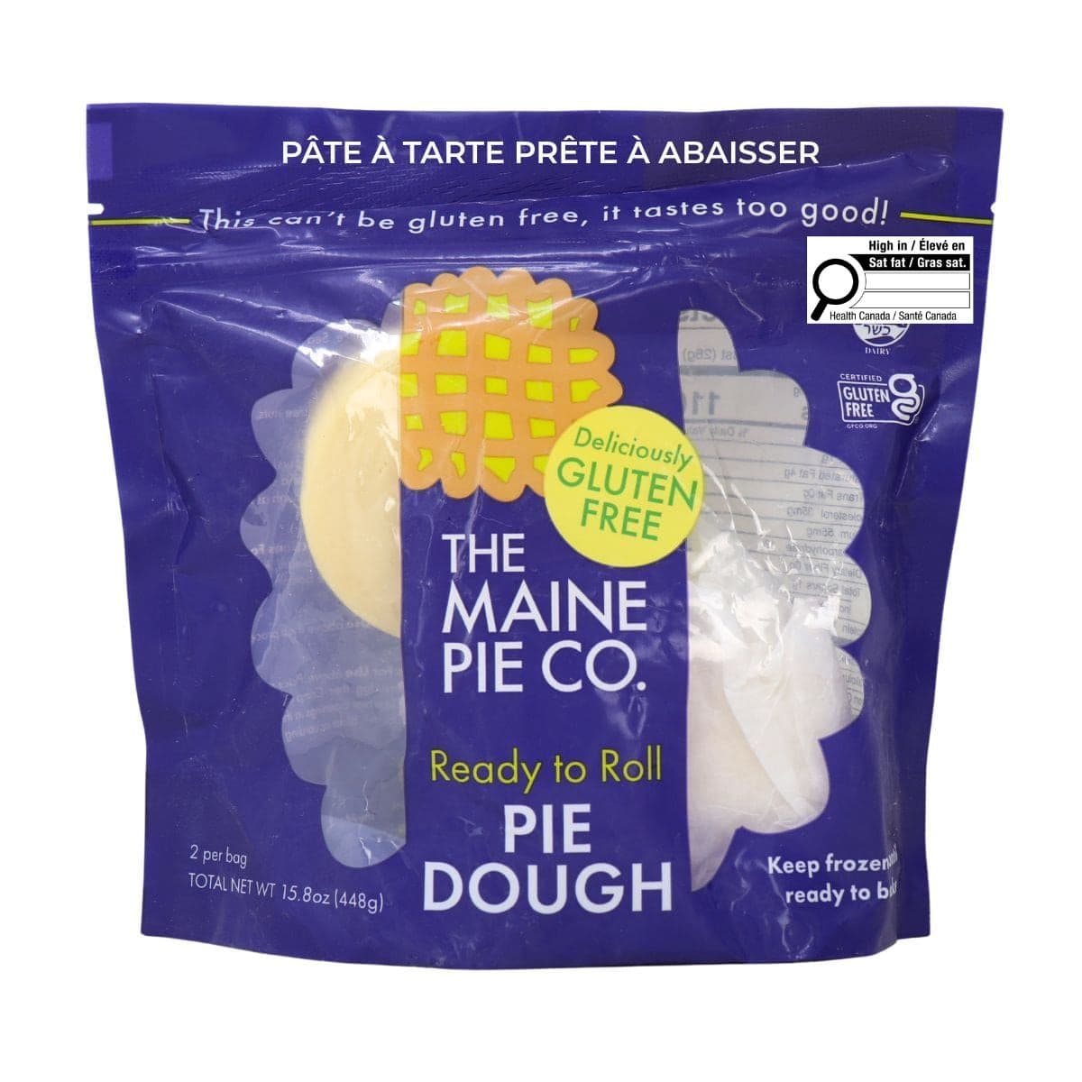 The Maine Pie Co. Gluten-Free Ready To Roll Pie Dough, 448 g
