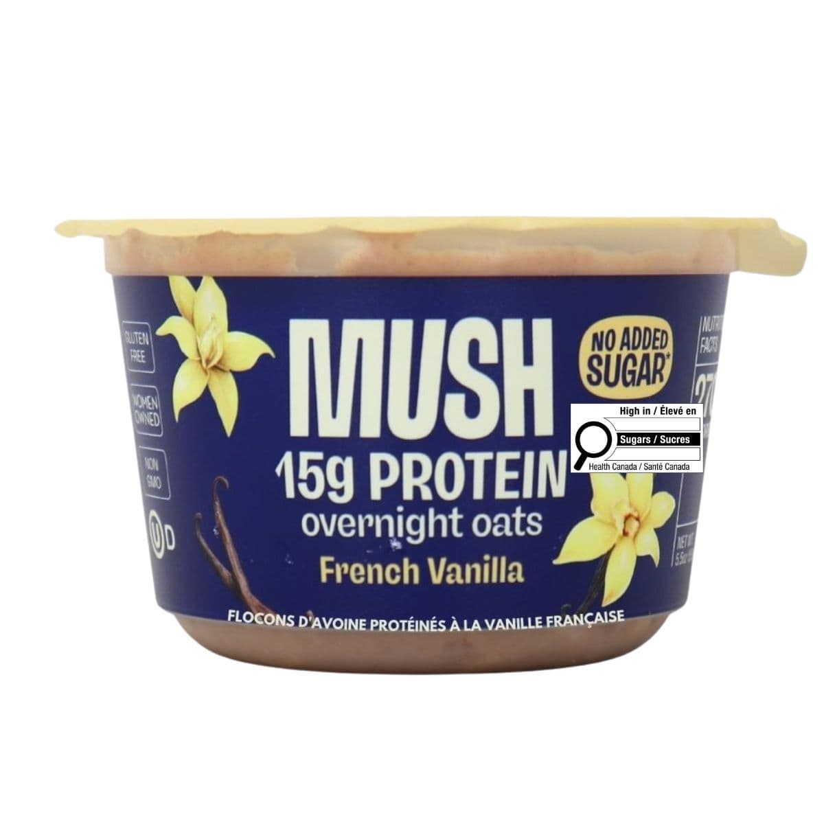 MUSH Protein Overnight Oats French Vanilla, 156g