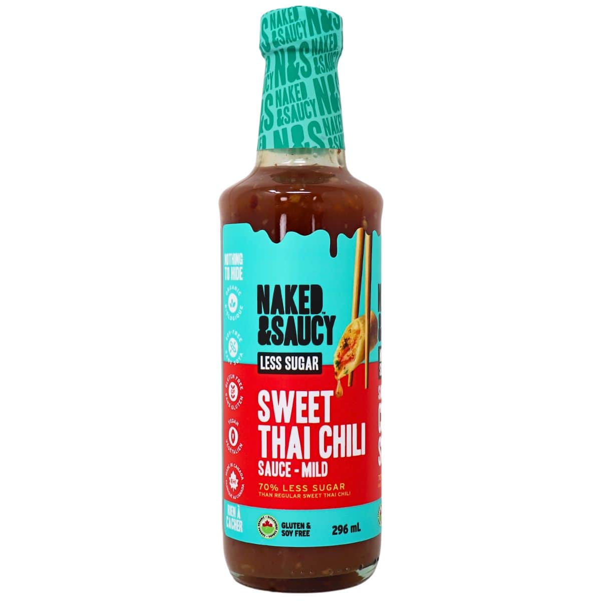 Naked & Saucy Organic Sweet Thai Chili, 296ml