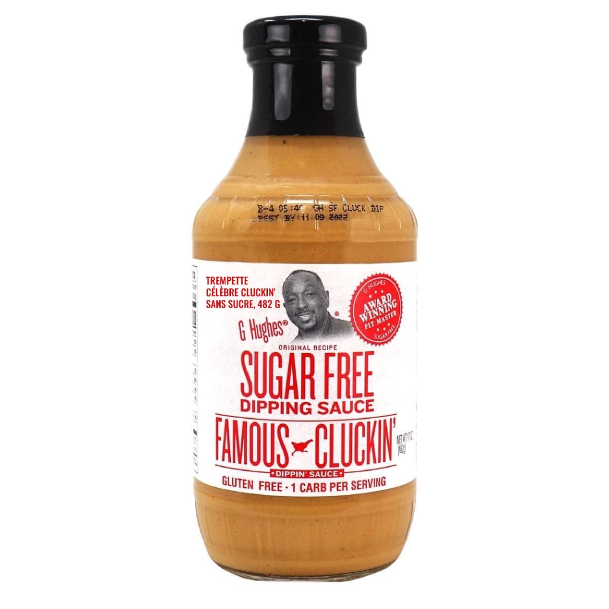 G Hughes Sugar-Free Dipping Sauce Famous Cluckin’, 482g