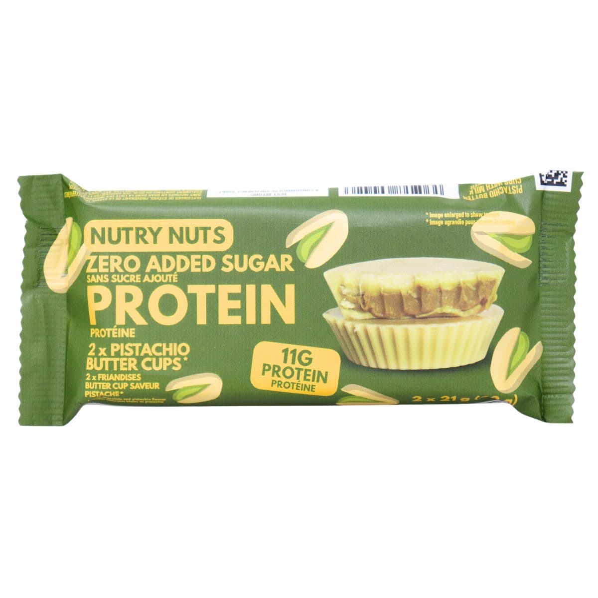 Nutry Nuts Zero Added Sugar Protein Pistachio Butter Cups, 2 cups