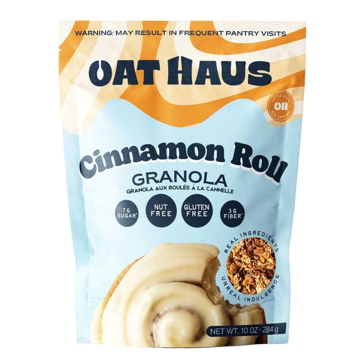 Oat Haus Gluten-Free Granola Cinnamon Roll, 284g