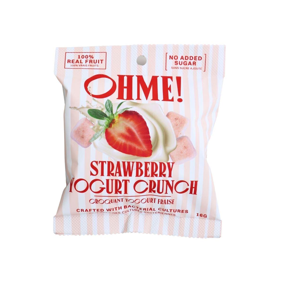 OHME! Freeze-Dried Strawberry Yogurt Crunch, 16g