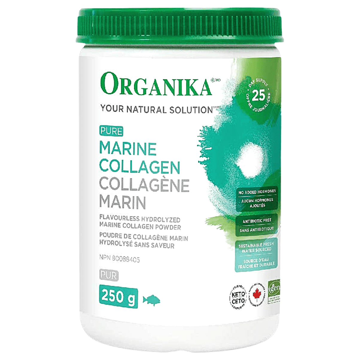 Organika Premium Grade Marine Collagen Powder Flavourless, 250g