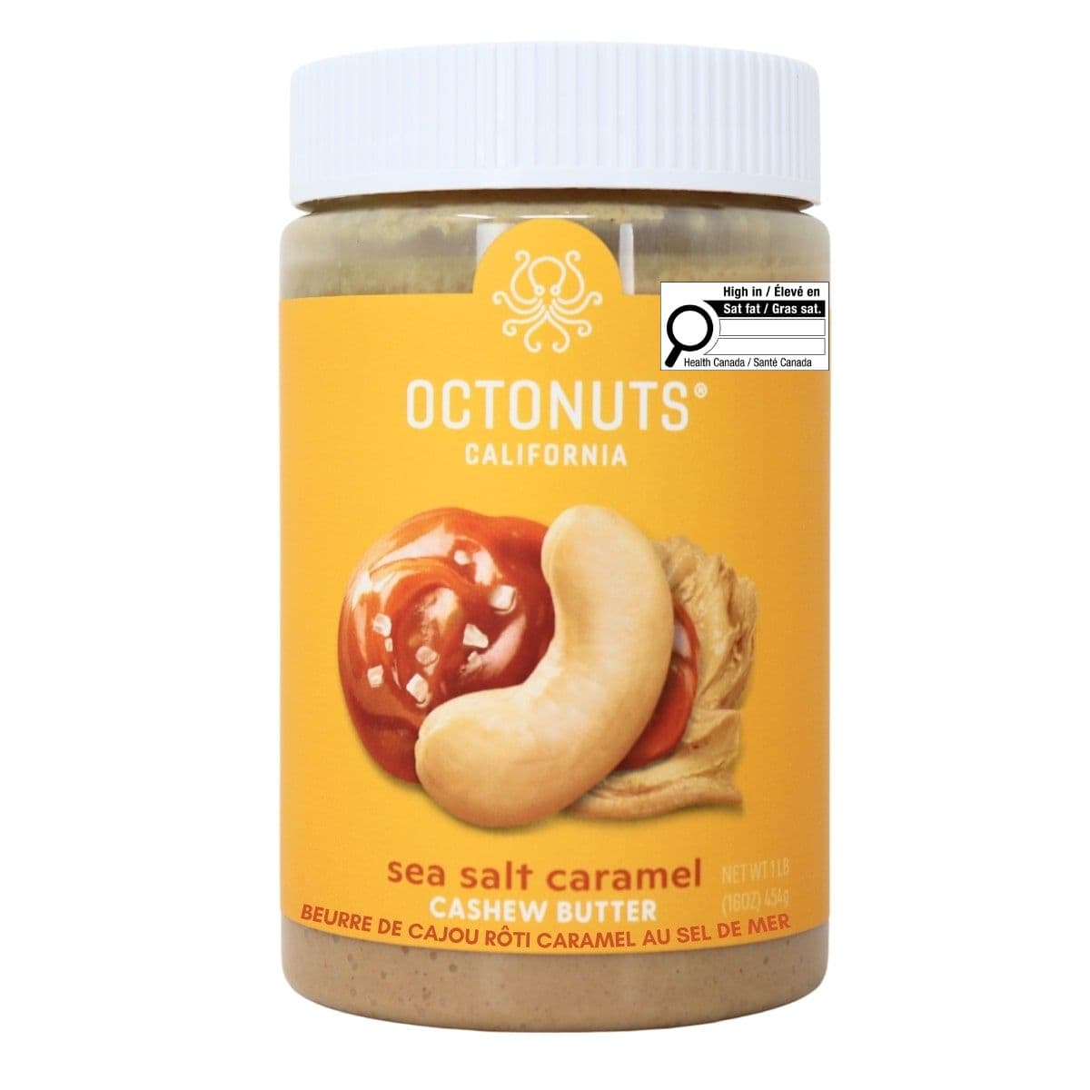 Octonuts Roasted Cashew Butter Sea Salt Caramel, 454 g