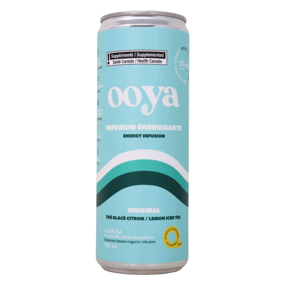Ooya Energy Infusion Original Lemon Iced Tea, 355mL