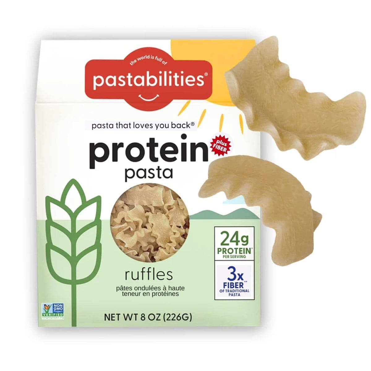Pastabilities High Protein Pasta Ruffles, 226g