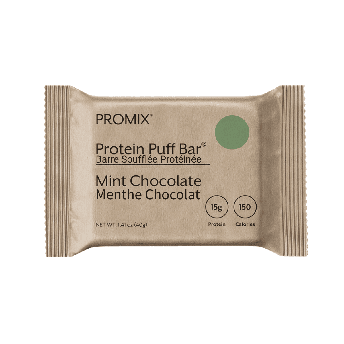 PROMIX Protein Puff Bar Mint Chocolate, 40g