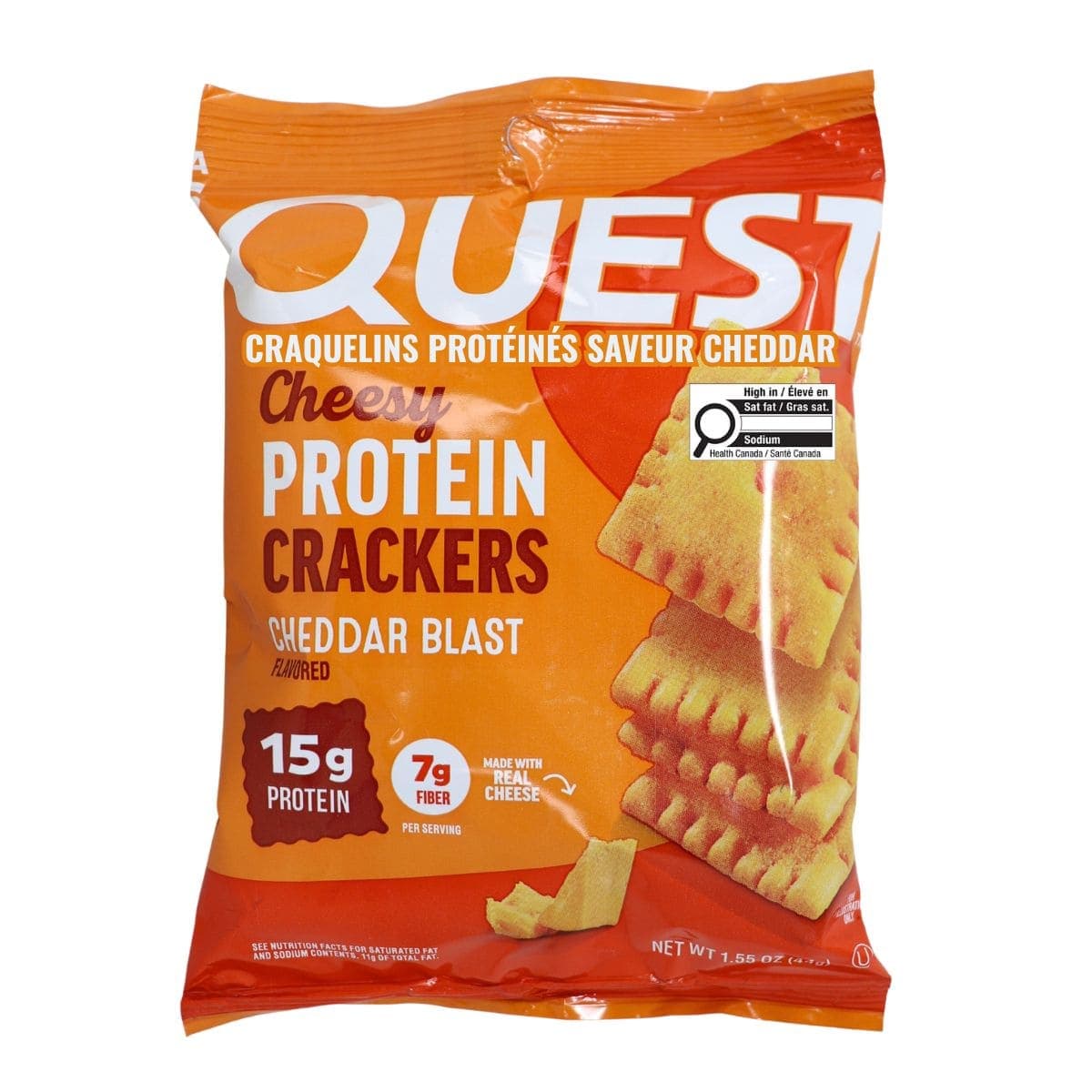 Quest Protein Crackers Cheddar Blast, 44g