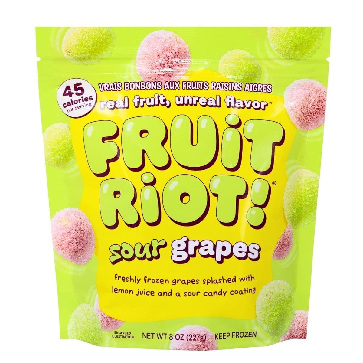 Fruit Riot Frozen Candy Sour Grapes, 227g