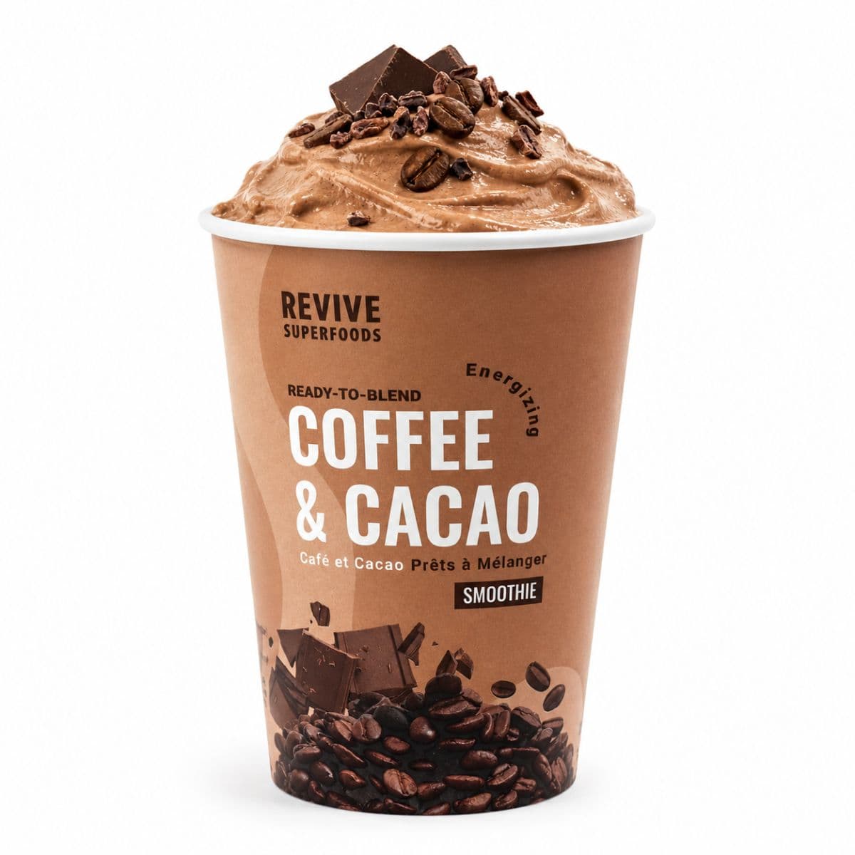 Revive Superfoods Ready To Blend Smoothie Cup Coffee & Cacao, 209 g
