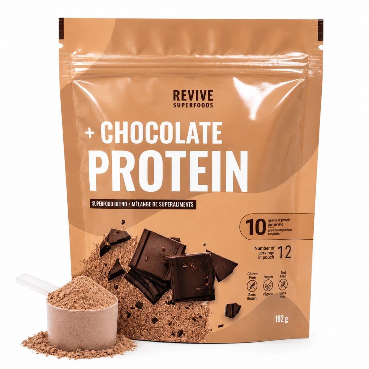 Revive Superfoods Superfood Blend + Chocolate Protein, 192 g