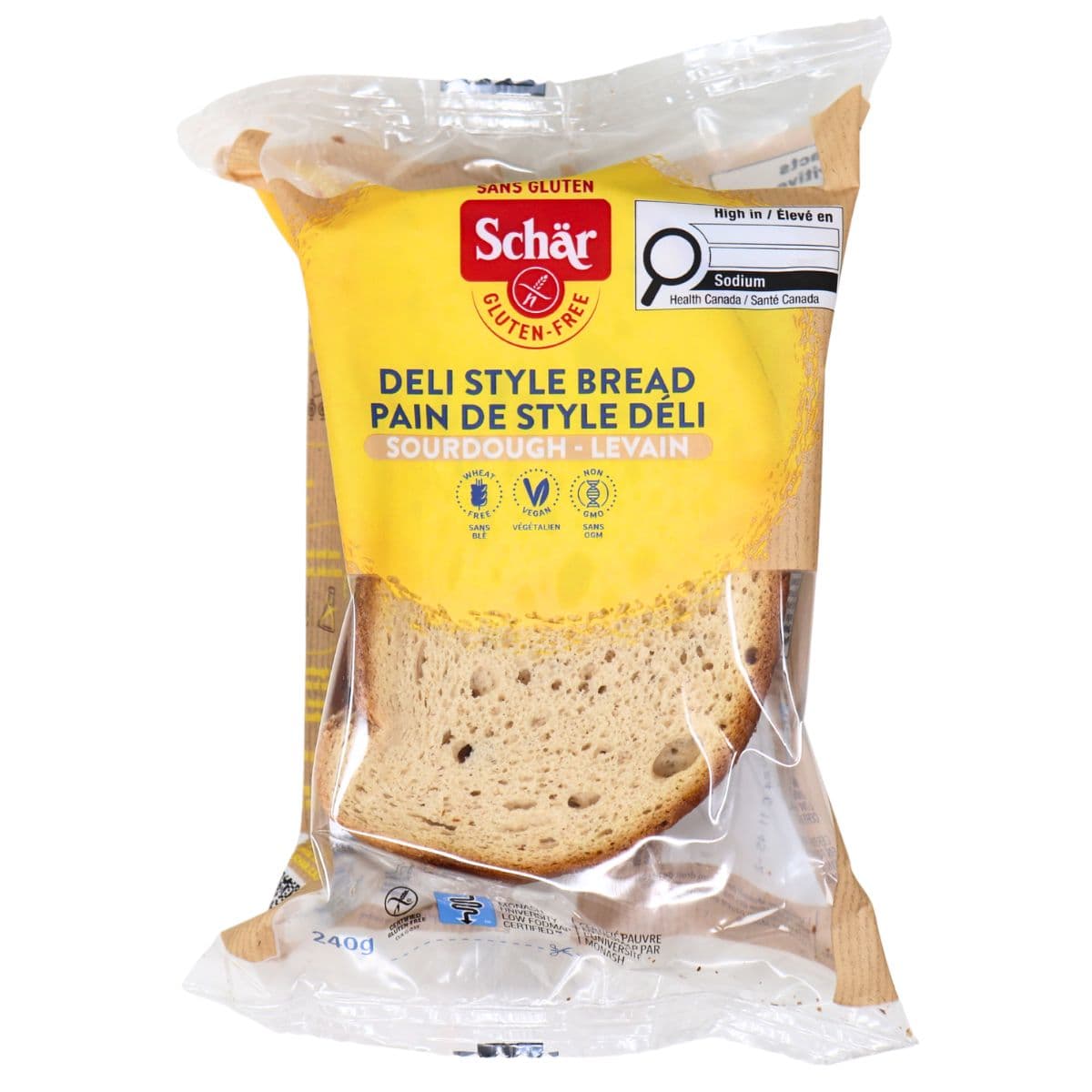 Schär Gluten-Free Deli Style Bread Sourdough, 240g
