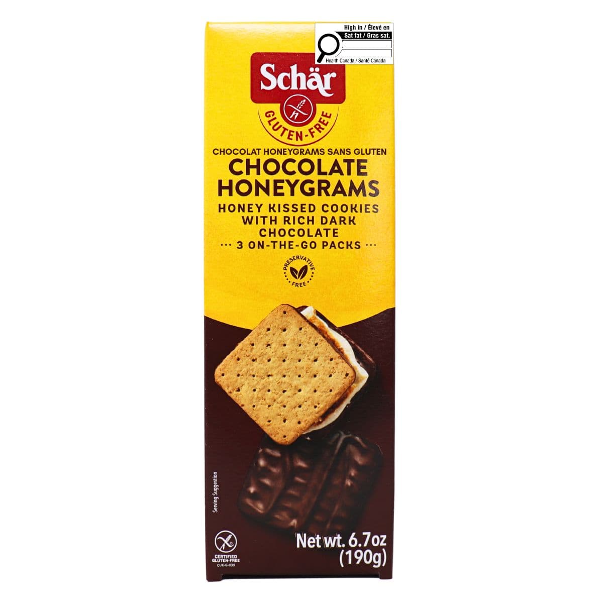 Schär Gluten-Free Honeygrams Chocolate, 190g