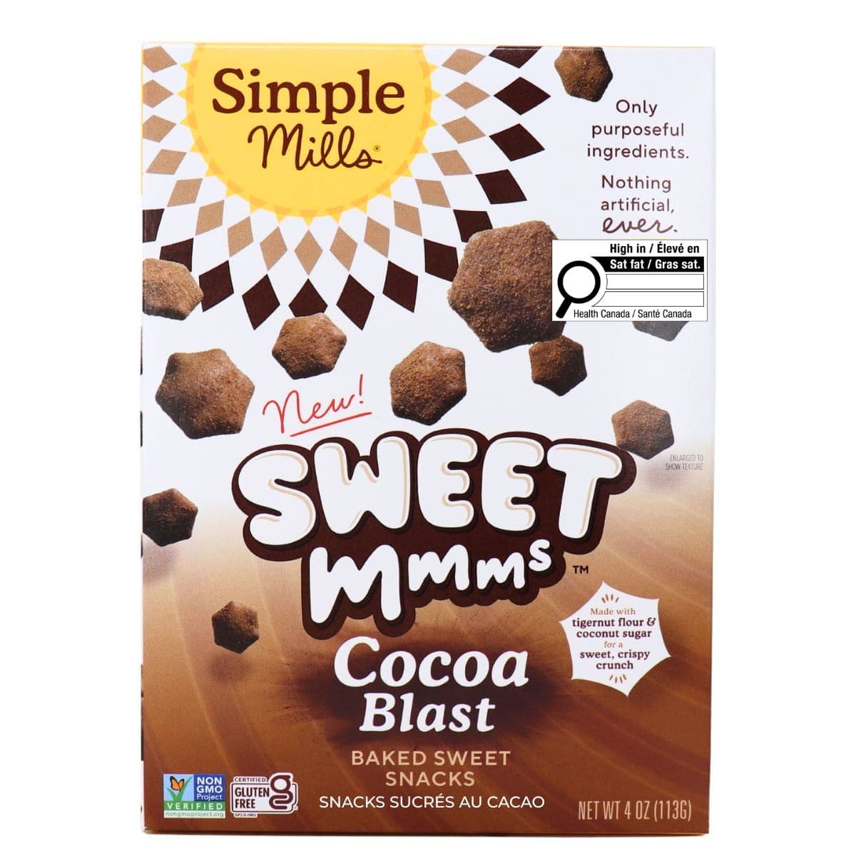 Simple Mills Gluten-Free Sweet Mmms Cocoa Blast Cookies, 113 g