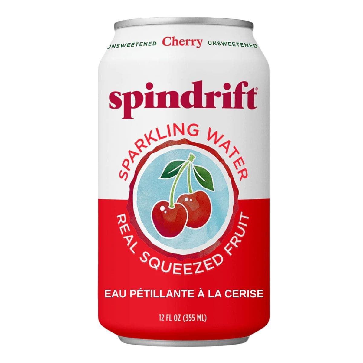 Spindrift Sparkling Water Cherry, 355 mL