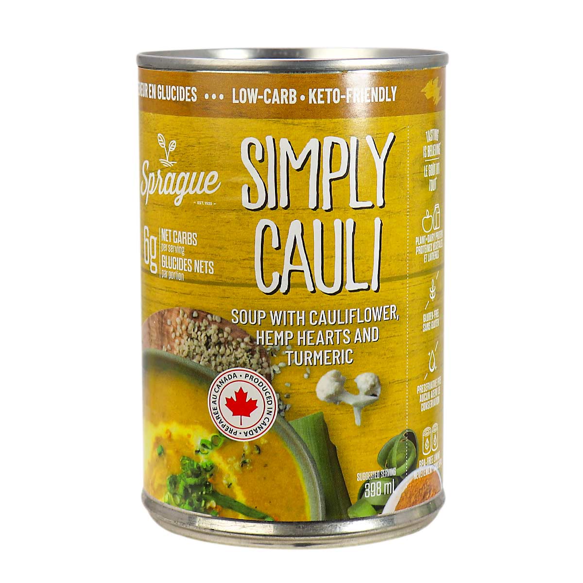Sprague Simply Cauli Keto-Friendly Soup, 398ml