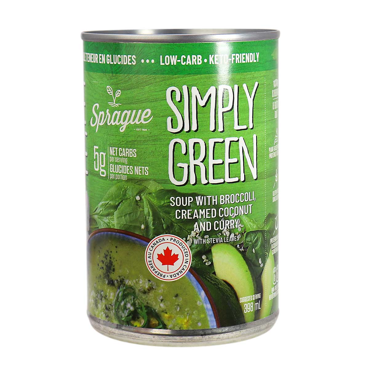 Sprague Simply Green Keto-Friendly Soup, 398ml