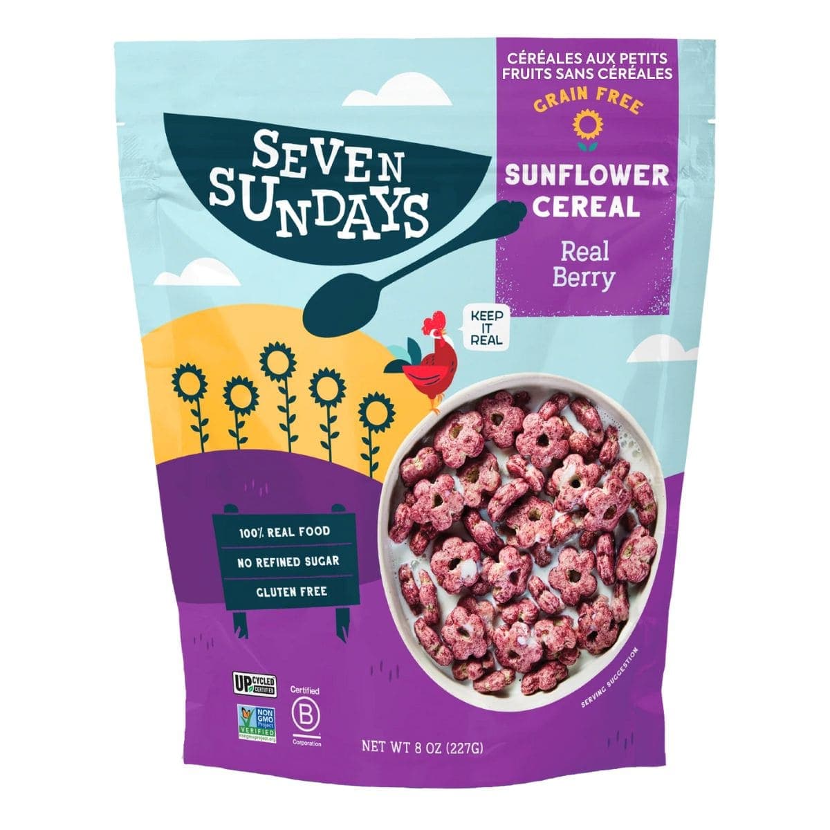 Seven Sundays Grain Free Cereal Real Berry, 227g