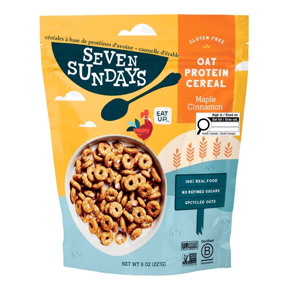 Seven Sundays Gluten-Free Oat Protein Cereal Maple Cinnamon, 227g