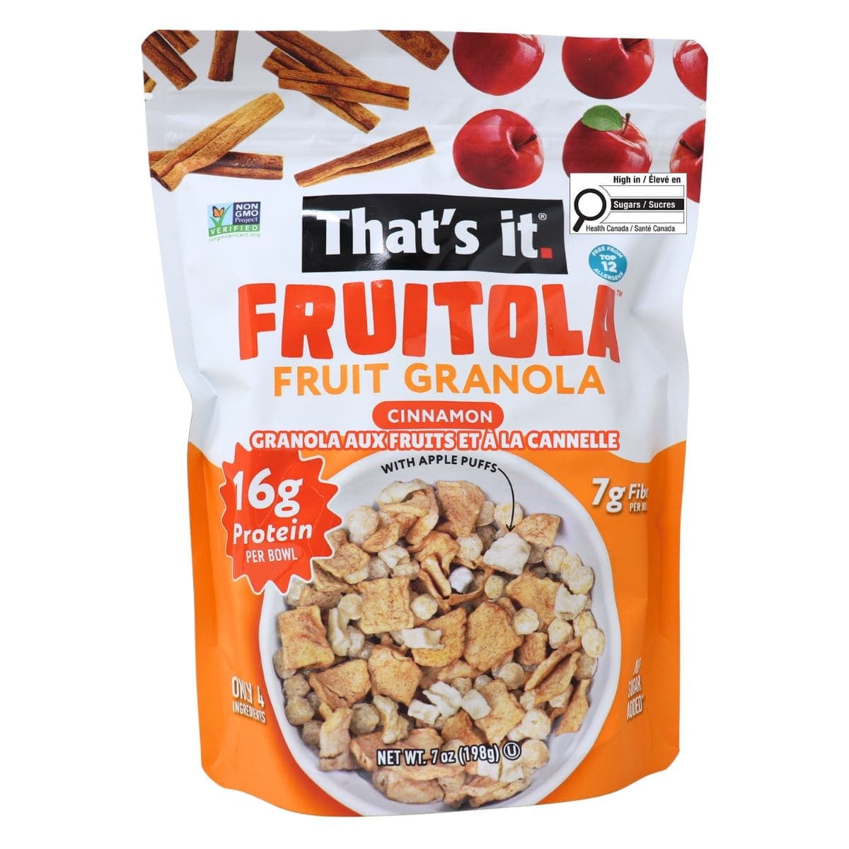 That’s It. Fruitola Gluten-Free Fruit Granola Cinnamon, 198g