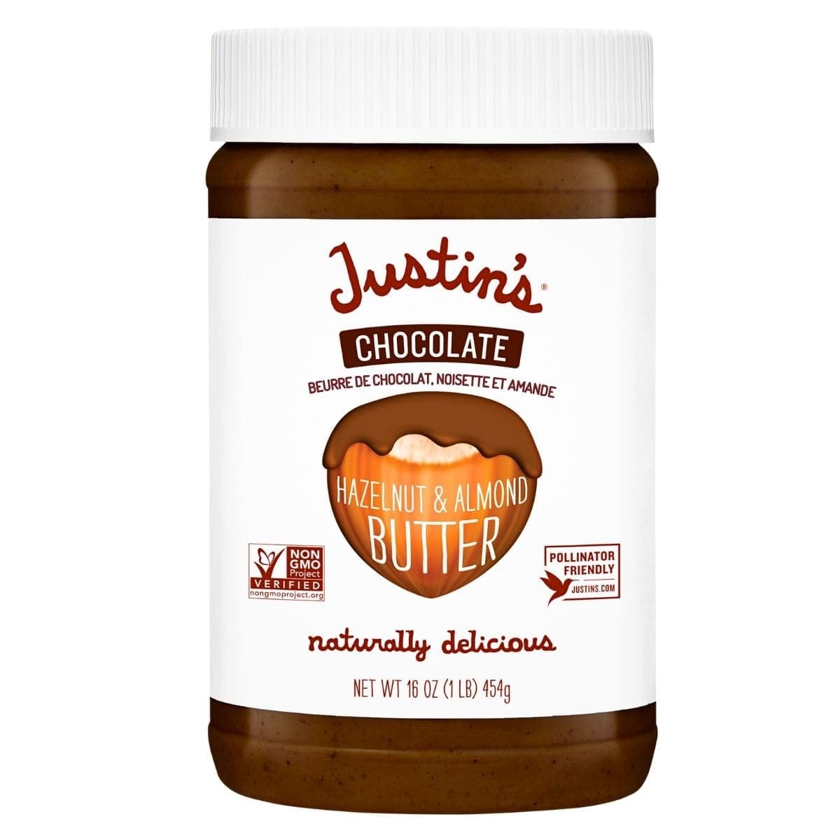 Justin's Chocolate Hazelnut and Almond Butter, 454g
