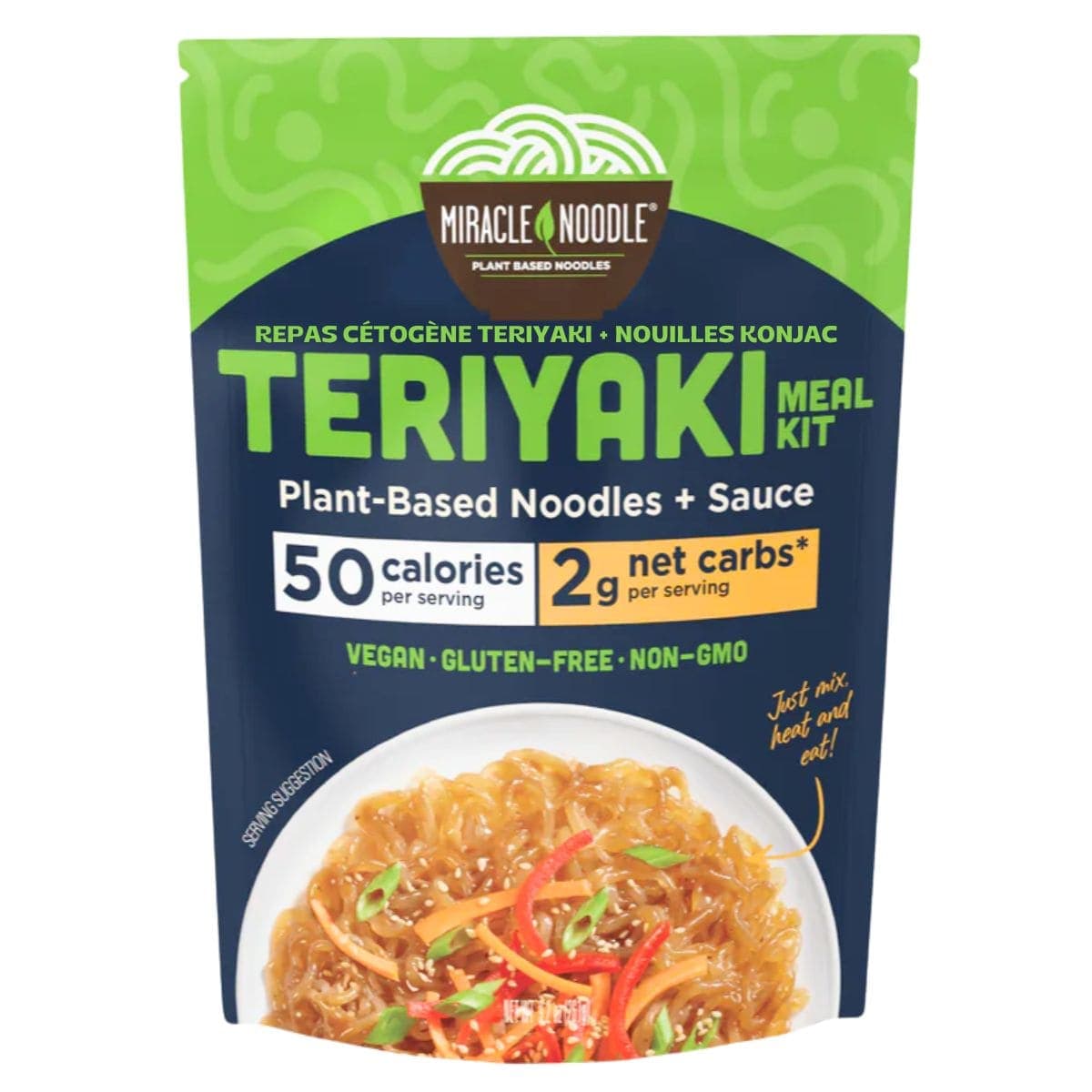 Miracle Noodle Keto Meal Teriyaki + Konjac Noodles, 261g