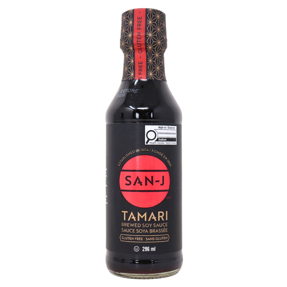 San-J Gluten-Free Tamari Brewed Soy Sauce, 296mL