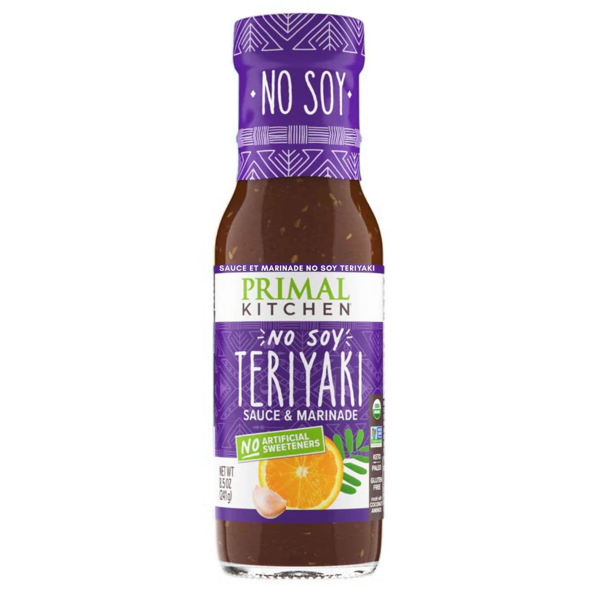 Primal Kitchen No Soy Teriyaki Sauce & Marinade, 241g