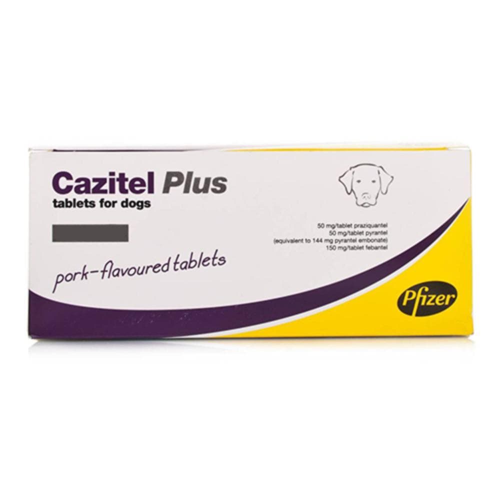 Cazitel Plus Tablets For Small And Medium Dogs 22 Lbs (10 Kg) 2 Tablet