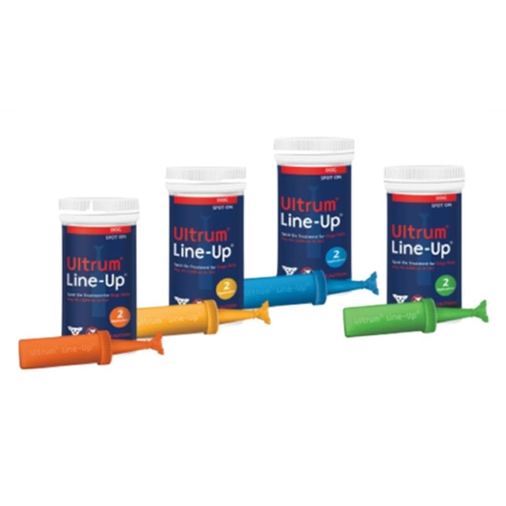 Ultrum Line-Up Spot-On For Medium Dogs 22-44 Lbs (Green) 2 Pack